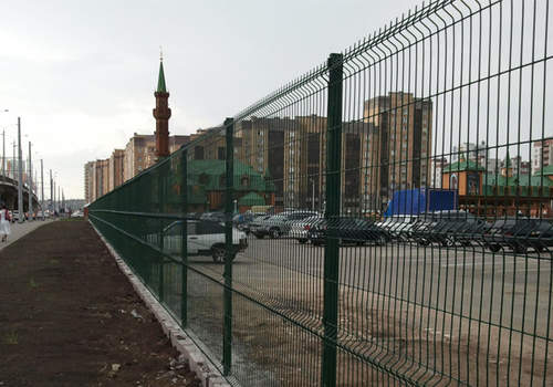 Ограждение территории автостоянки в Санкт-Петербурге